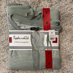 Splendid Sage Striped Lounge Set